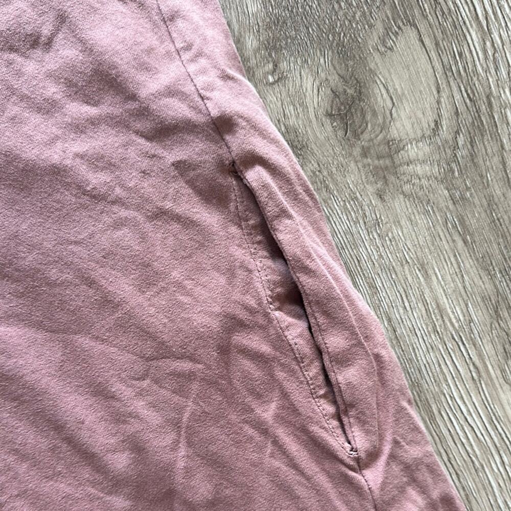 Boutique Pocket T-Shirt‎ Dress Cocoa Size Small Crewneck 100% Cotton - Picture 4 of 5